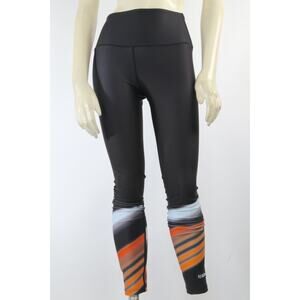 PE Nation High Waisted Leggings Size S Black Colorblock Activewear Yoga Pants